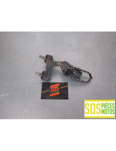 Platine avant droite + repose pied SUZUKI DR 350 1994 - 2000