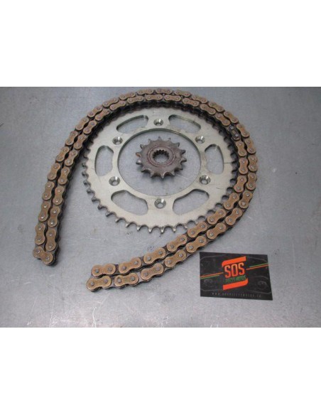 Kit chaine complet d'occasion TBE KTM LC4 400 1998 - 1999
