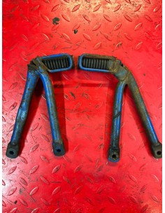 Platine repose pied passager arrière gauche et droite SUZUKI DR 600 1985 - 1990 2