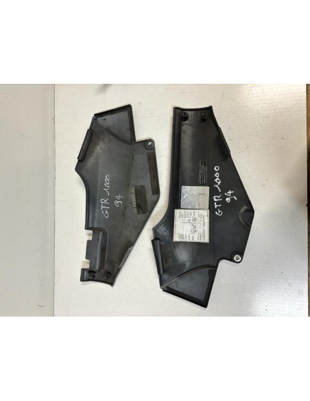 Carénages latéraux sous selle gauche et droit GRIS KAWASAKI GTR 1000 1994  -  2004