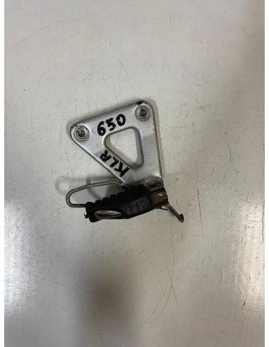 Platine repose pied passager arrière droite KAWASAKI KLR 650 1987 - 2007