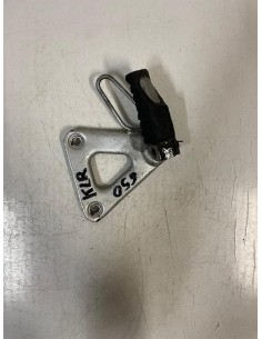 Platine repose pied passager arrière droite KAWASAKI KLR 650 1987 - 2007