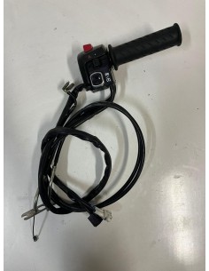 Commodo droit + poignée et câbles de gaz YAMAHA TMAX 530 2014  -  2016
