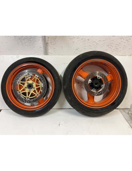Jante avant et jante arrière + disques KAWASAKI ZX 12R 2000  -  2006