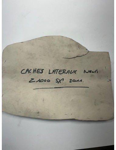 Cache latéral / écope gauche et droit vert ERMAX KAWASAKI Z 1000 SX 2011 - 2013