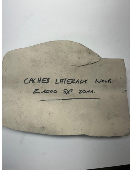 Cache latéral / écope gauche et droit vert ERMAX KAWASAKI Z 1000 SX 2011 - 2013