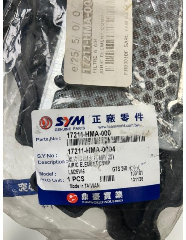 Filtre à air SYM GTS 250 2005  -  2014