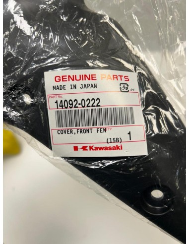 Garde boue avant côté droit KAWASAKI Z 750 2008  -  2012