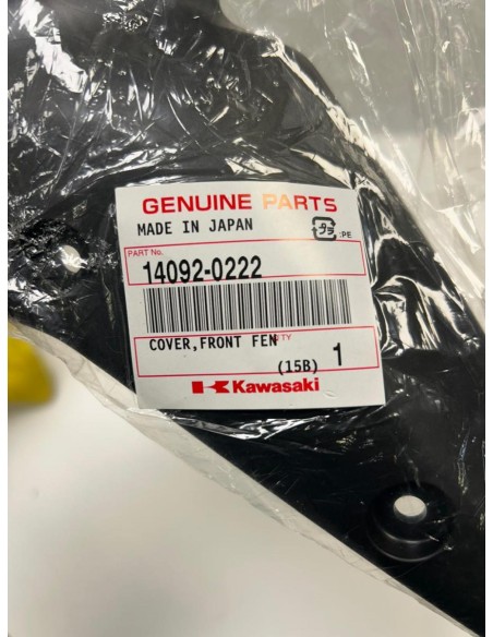 Garde boue avant côté droit KAWASAKI Z 750 2008  -  2012