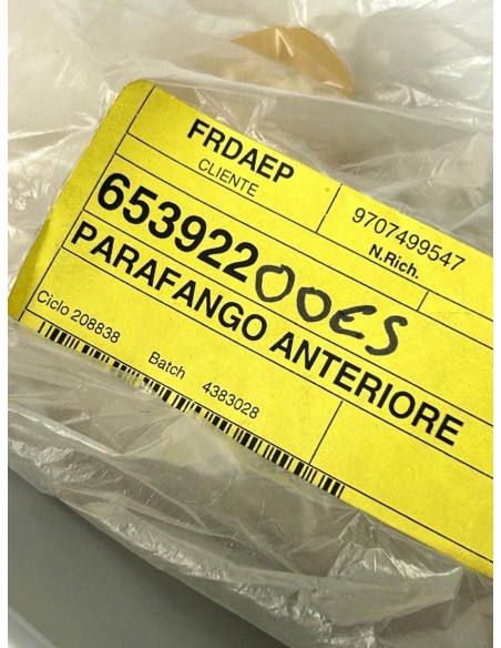 Garde boue avant PIAGGIO X EVO 125 2007  -  2016