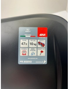 Couvercle de top case noir mat GIVI V47 2