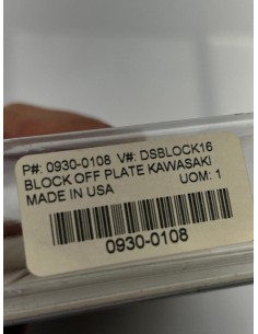 Capteur anti pollution  -  Plaque de suppression de valve de recyclage des gaz KAWASAKI ZX 12R 2002  -  2005 2