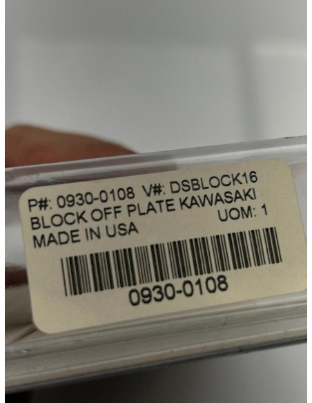 Capteur anti pollution  -  Plaque de suppression de valve de recyclage des gaz KAWASAKI ZX 12R 2002  -  2005