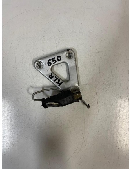 Platine repose pied passager arrière droite KAWASAKI KLR 650 1987 - 2007