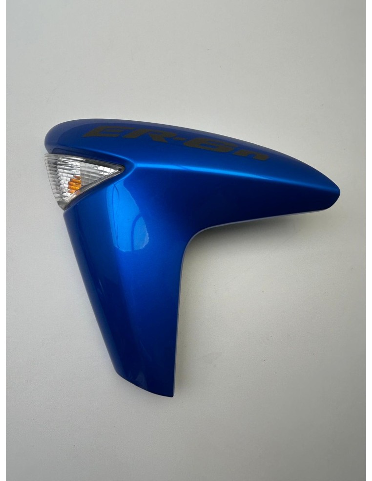 Ecope gauche bleu KAWASAKI ER6N 2006 - 2008