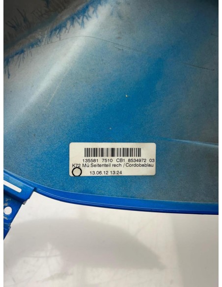 Carenage central de reservoir pour BMW F700 GS F800 GS 2007 - 2016