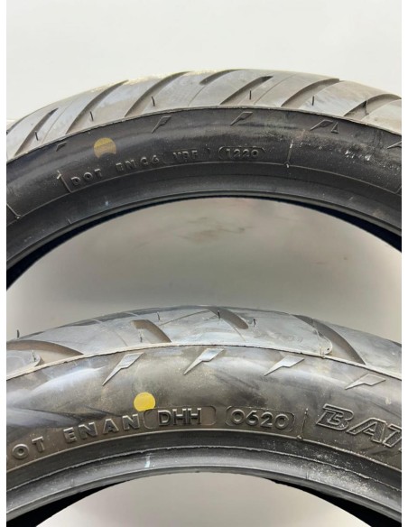 Train de pneu Bridgestone A41 120 70 19 + 170 60 17 Occasion