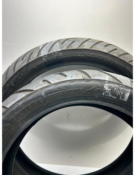 Train de pneu Bridgestone A41 120 70 19 + 170 60 17 Occasion