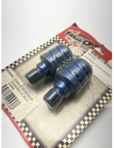 Embout de guidon MAD bleu 2