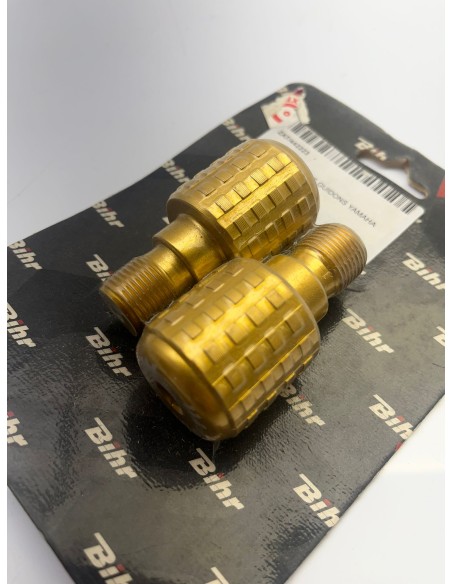 Embout de guidon doré