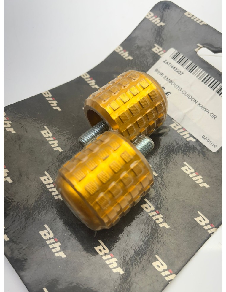 Embout de guidon doré