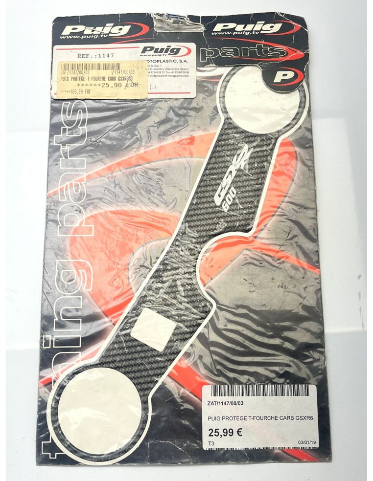 Protège té de fourche en carbone Puig SUZUKI GSX-R 600