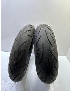 Train de pneu BRIDGESTONE S21 120/70/17 & 150/60/17 NEUF 2