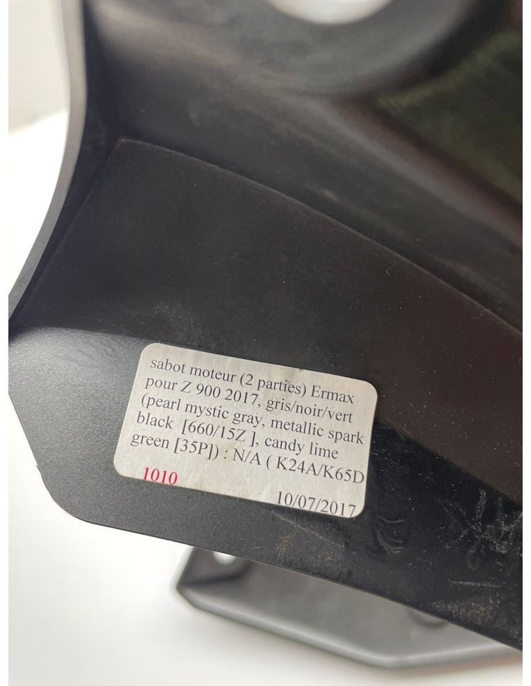 Paire sabots moteur ERMAX pour KAWASAKI Z 900 années 2017 / 2019 890309600