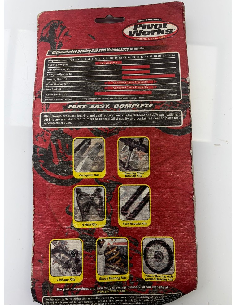 Kit de reconditionnement de fourche YAMAHA 125 YZ 2006 - 2018